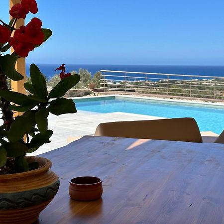 Mediterranean View Villa Makriyialos Bagian luar foto