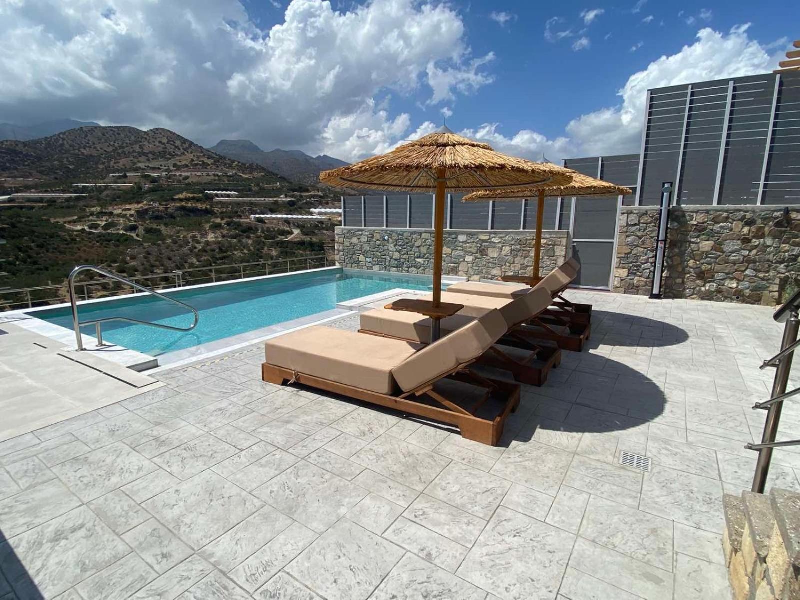 Mediterranean View Villa Makriyialos Bagian luar foto