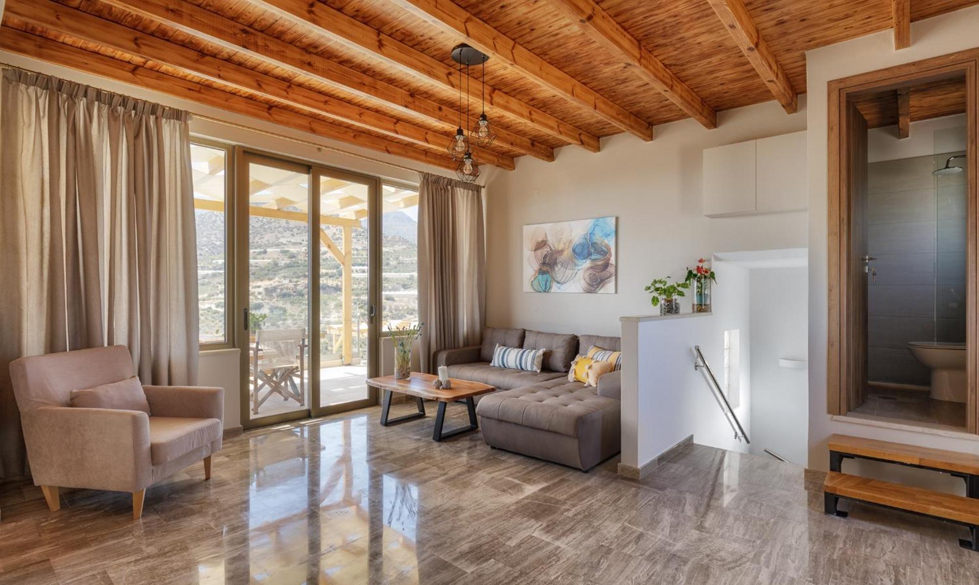 Mediterranean View Villa Makriyialos Bagian luar foto