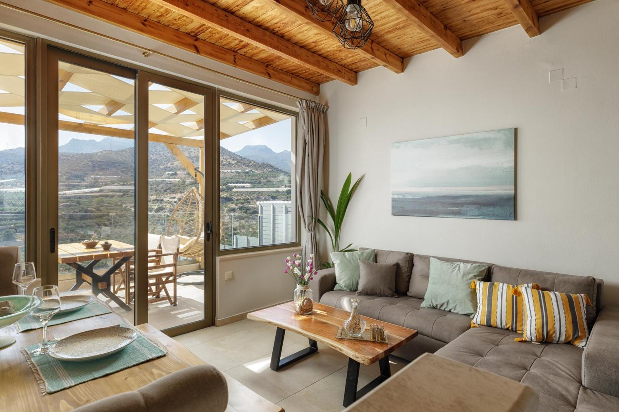 Mediterranean View Villa Makriyialos Bagian luar foto