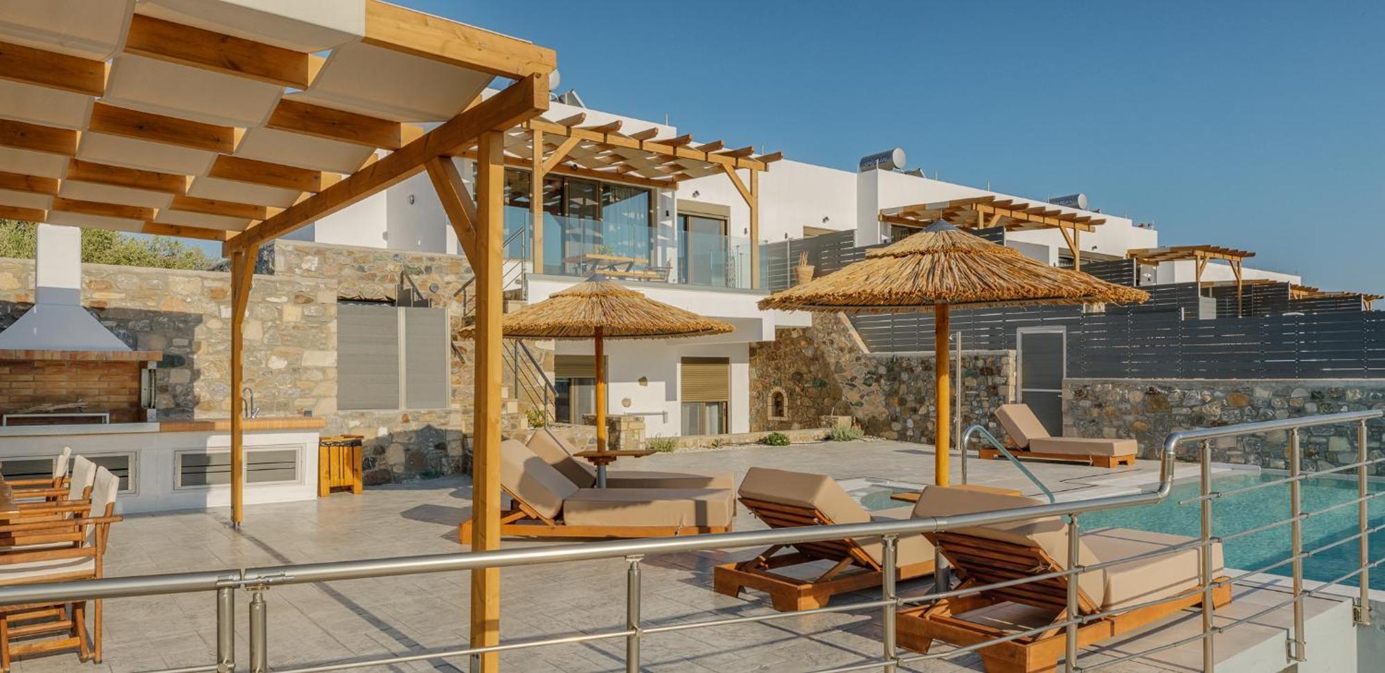 Mediterranean View Villa Makriyialos Bagian luar foto