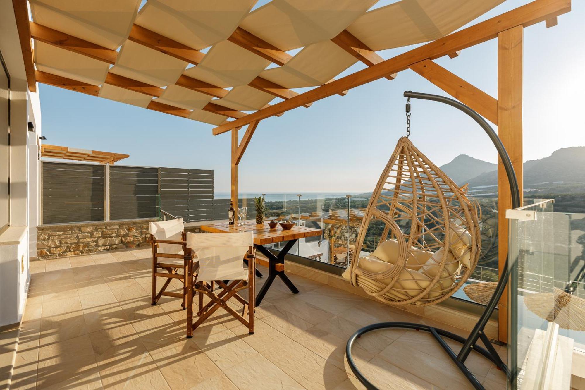 Mediterranean View Villa Makriyialos Bagian luar foto
