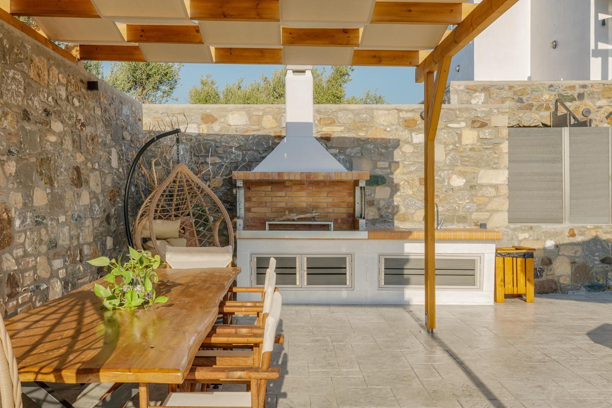 Mediterranean View Villa Makriyialos Bagian luar foto