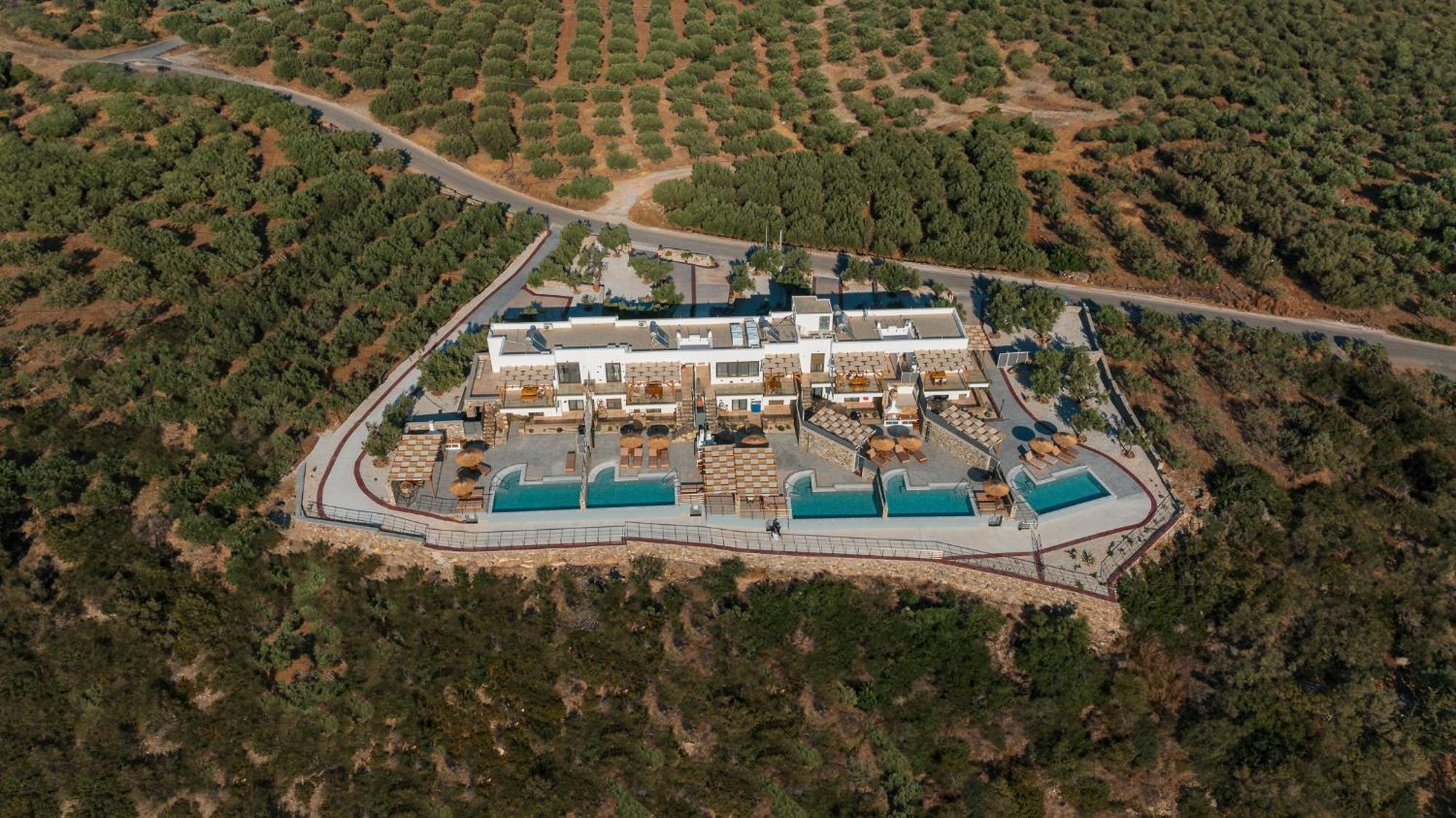 Mediterranean View Villa Makriyialos Bagian luar foto