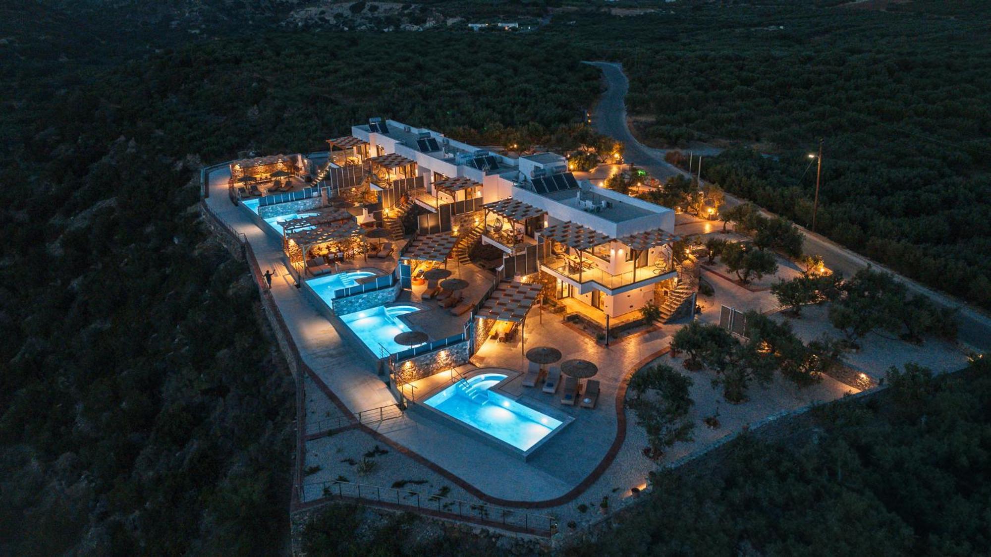 Mediterranean View Villa Makriyialos Bagian luar foto