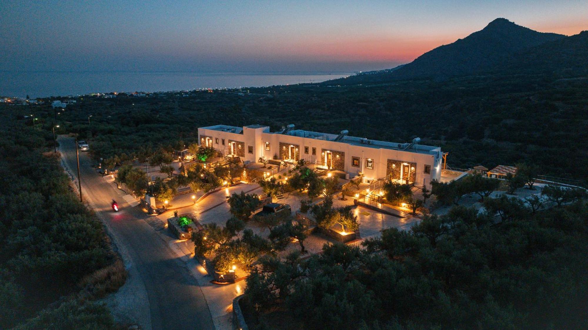 Mediterranean View Villa Makriyialos Bagian luar foto